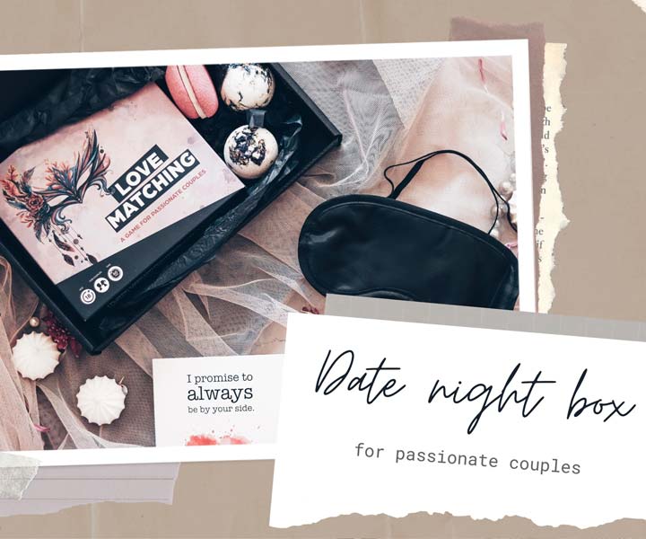 Date night box for couples "Date After Dark" with SPA kit - Image 8