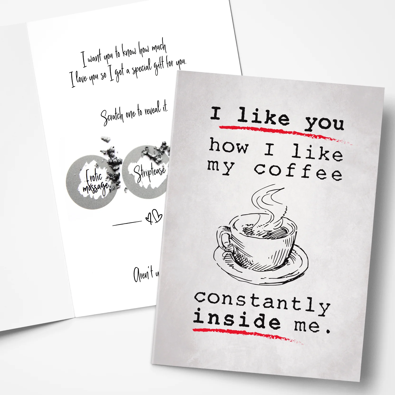 I love you cards for him with scratch off gifts - Image 3