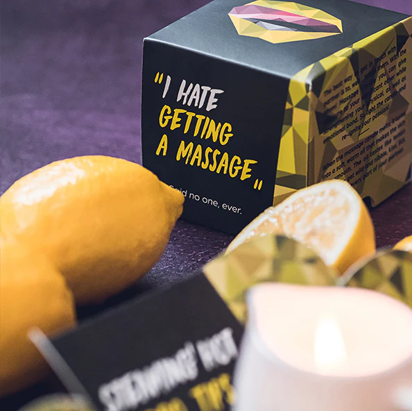 Liberating Lemon Massage Candle - Image 6