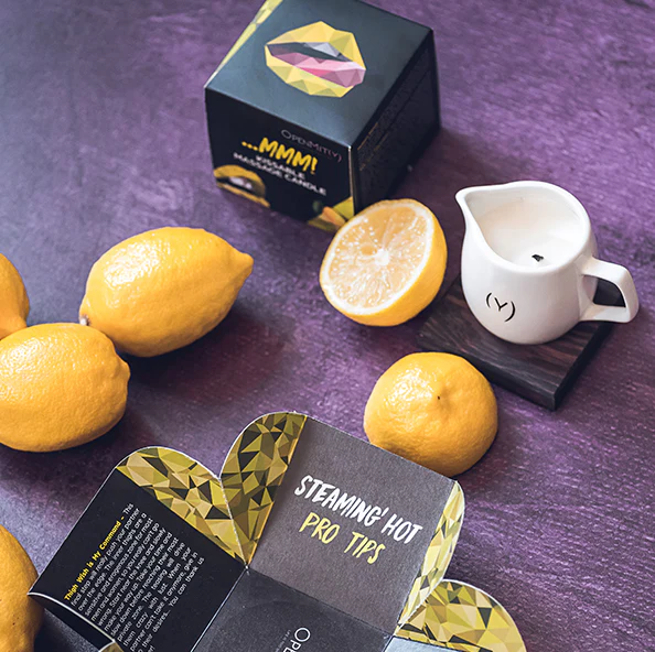 Liberating Lemon Massage Candle - Image 7
