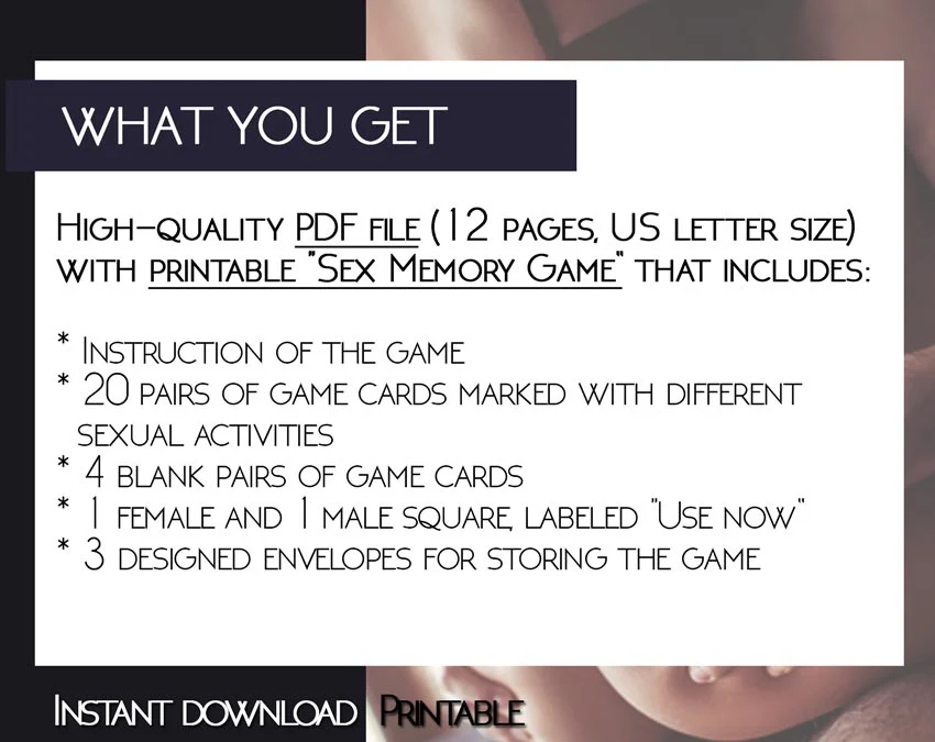 Printable Love Matching game PDF - Image 3
