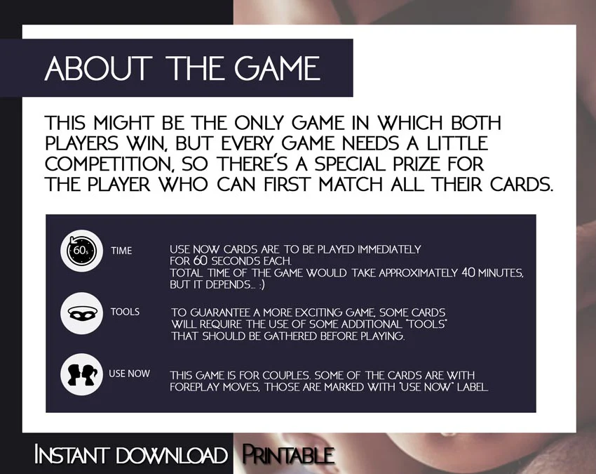 Printable Love Matching game PDF - Image 4