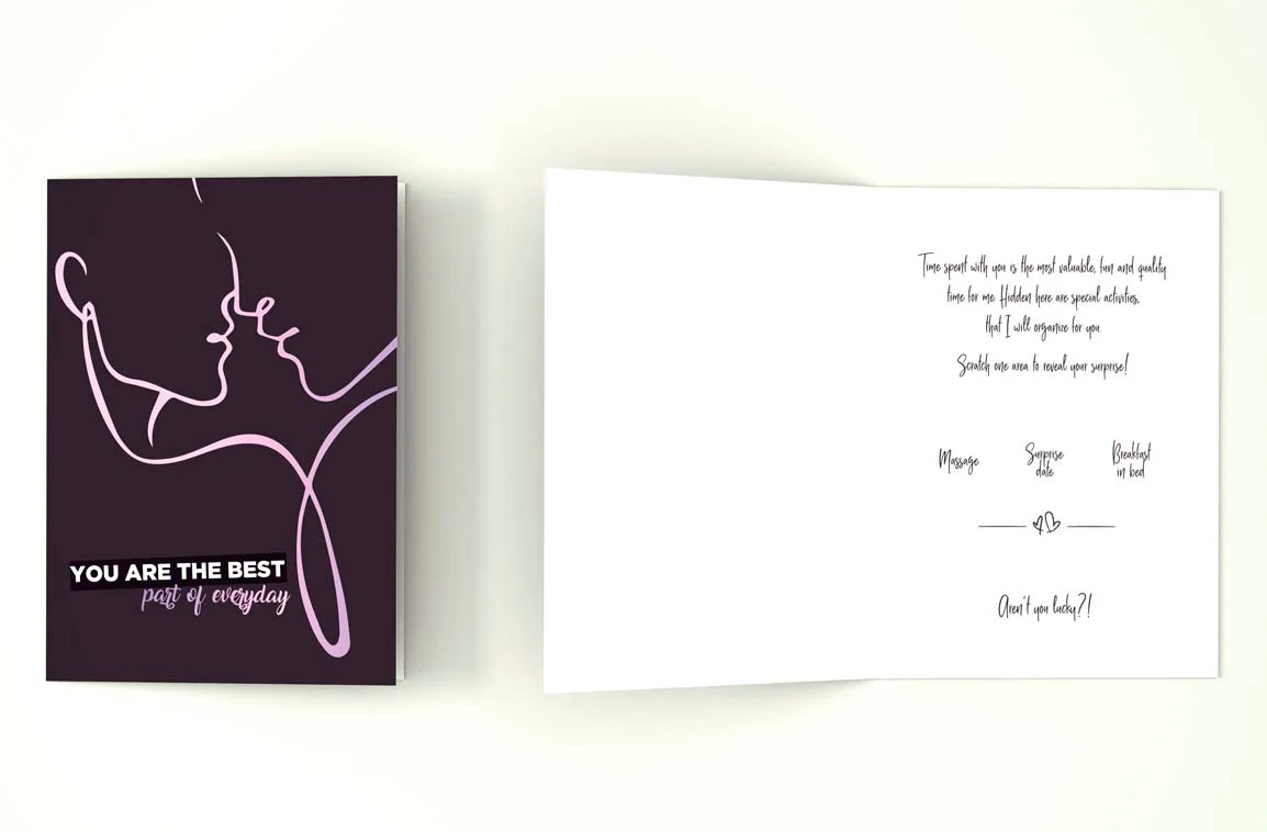 Romantic scratch-off love card - Image 3