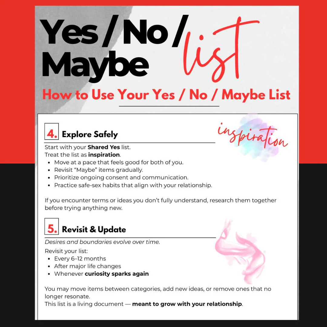 Yes No Maybe List PDF - Image 4